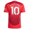 Maillot de Supporter Manchester United Rashford 10 Domicile 2024-25 Pour Enfant